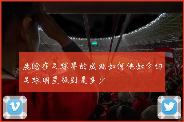 鹿晗在足球界的成就如何他如今的足球明星级别是多少